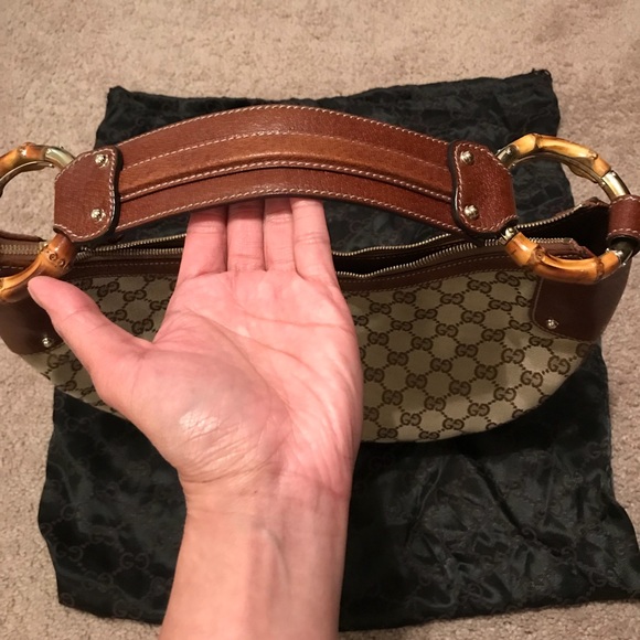 100% Authentic Gucci Bamboo Hobo Purse - Picture 3 of 6